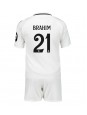 Real Madrid Brahim Diaz #21 Hjemmedraktsett Barn 2024-25 Korte ermer (+ bukser)